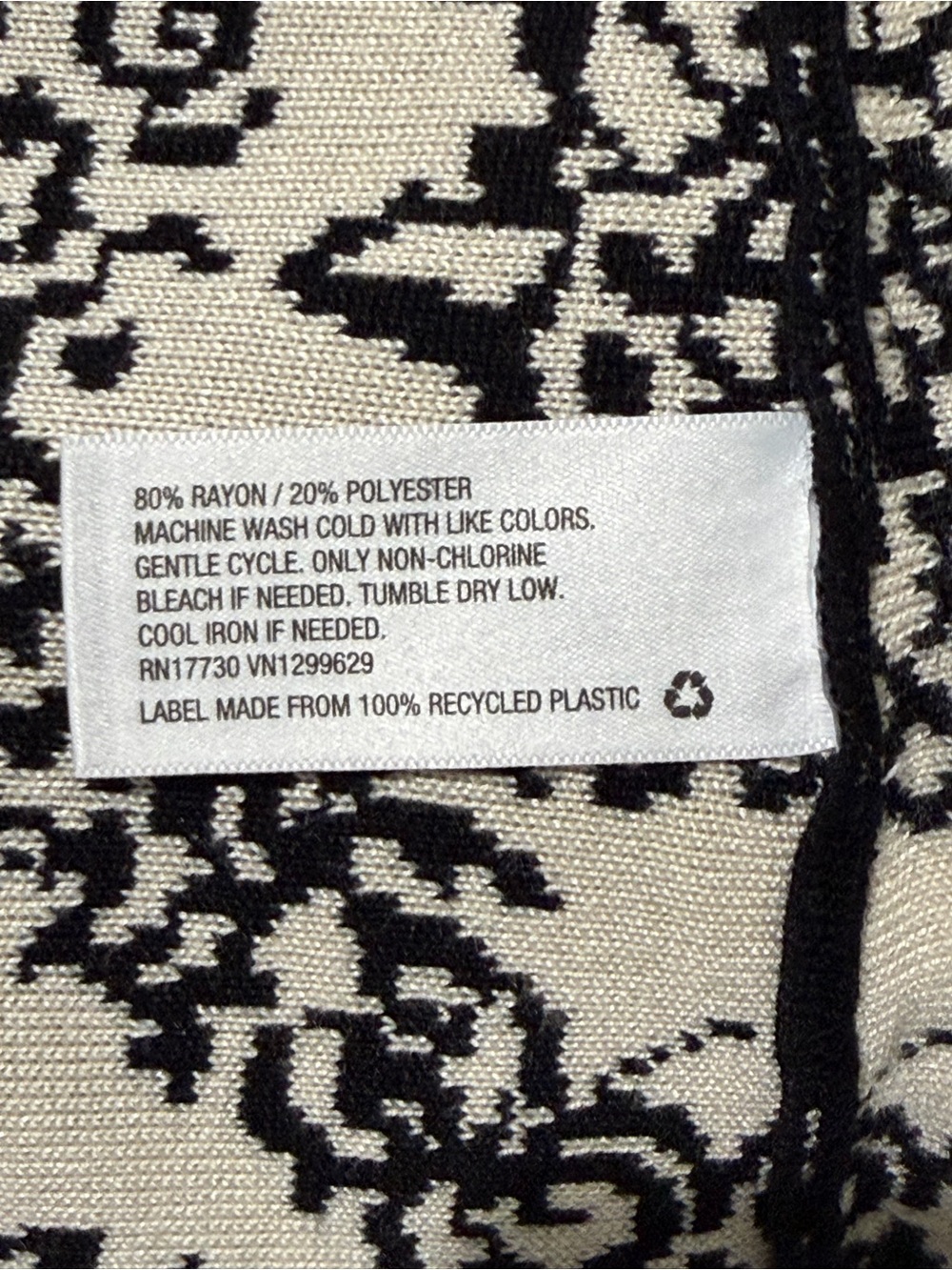 XHILARATION PRINT DRESS - Picture 6 of 6